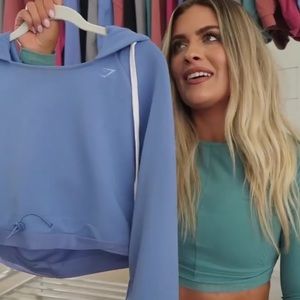 Gymshark crop hoodie
